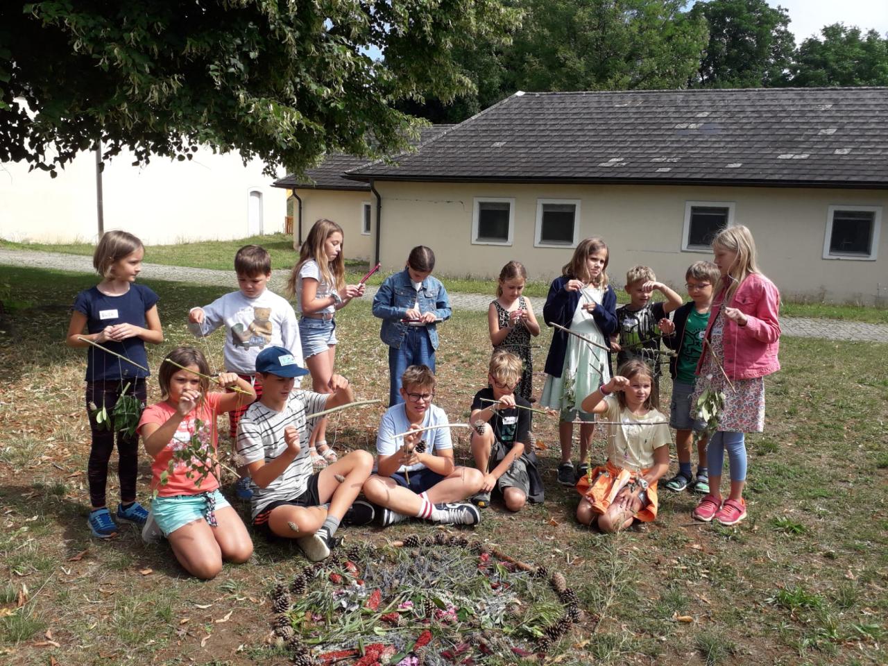 Naturwerkstatt, Sommerveranstaltung, Pfarrbücherei Vöcklabruck, Bibliothek Pfarre Vöcklabruck