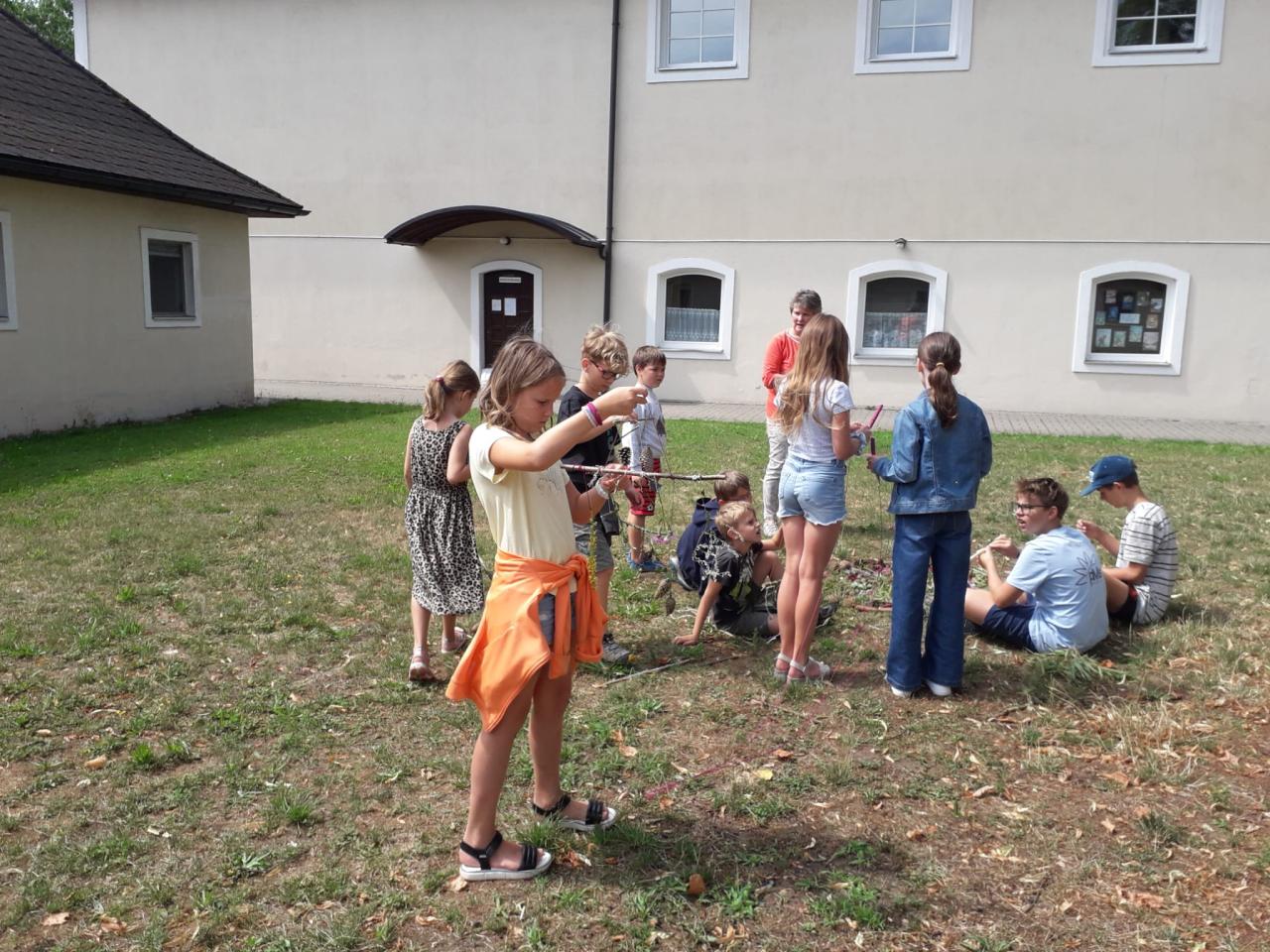 Naturwerkstatt, Sommerveranstaltung, Pfarrbücherei Vöcklabruck, Bibliothek Pfarre Vöcklabruck