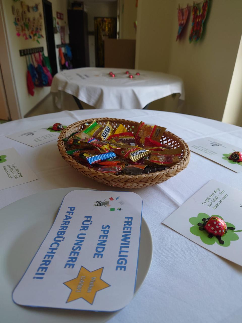 Tag der offenen Tür, Erntedankfest, Pfarrbücherei Vöcklabruck, Bibliothek