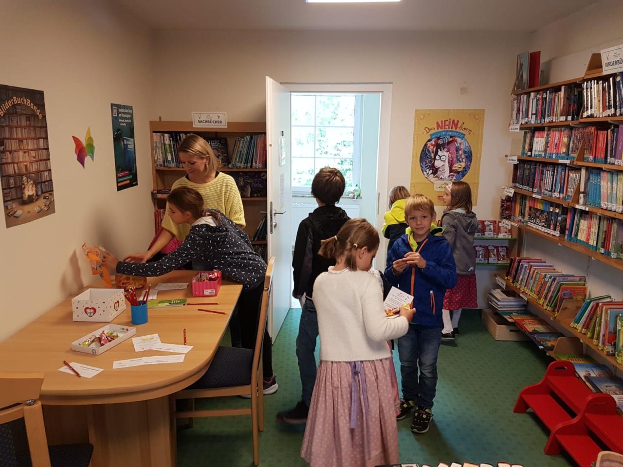 Tag der offenen Tür, Erntedankfest, Pfarrbücherei Vöcklabruck, Bibliothek