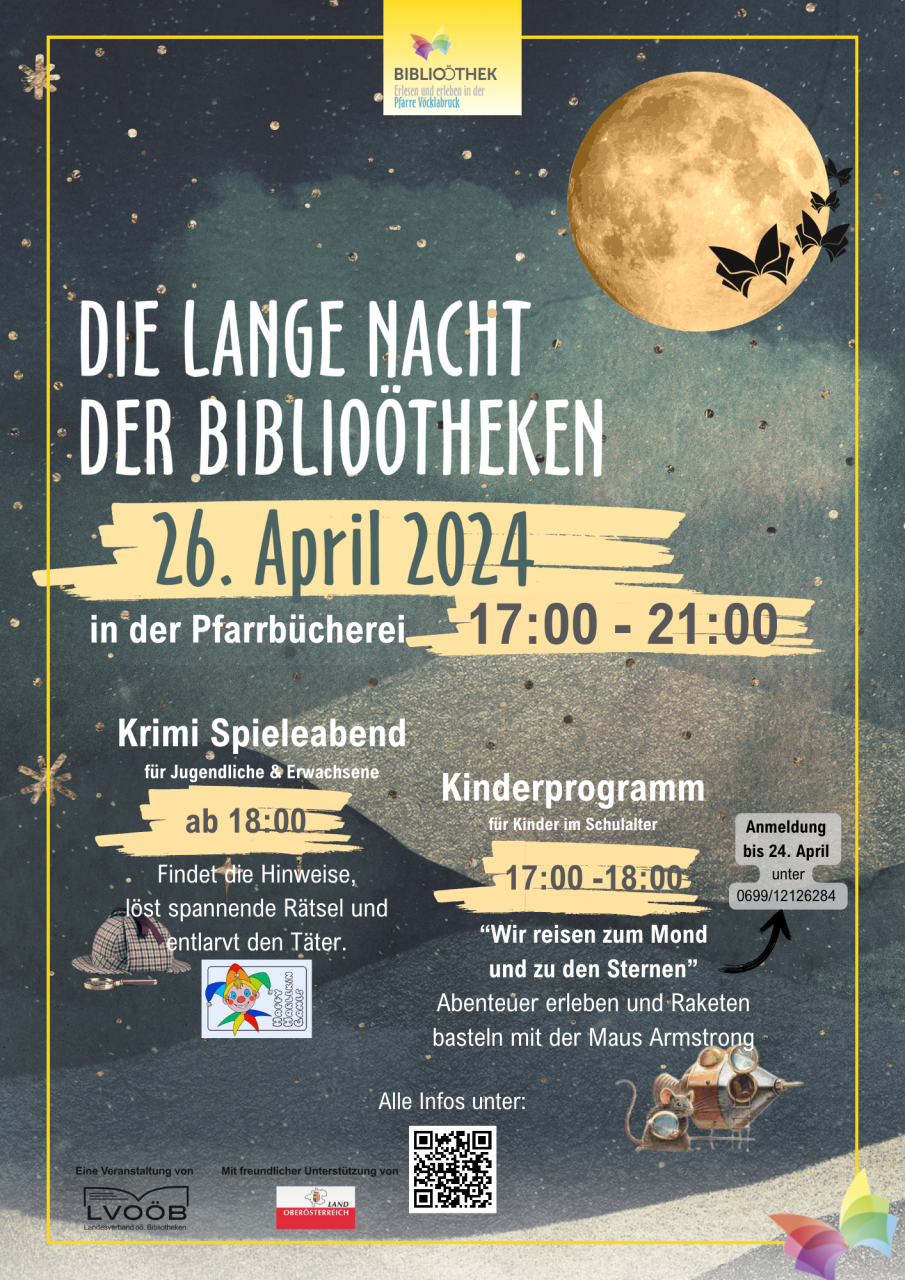 Lange Nacht der BibliOÖtheken 2024