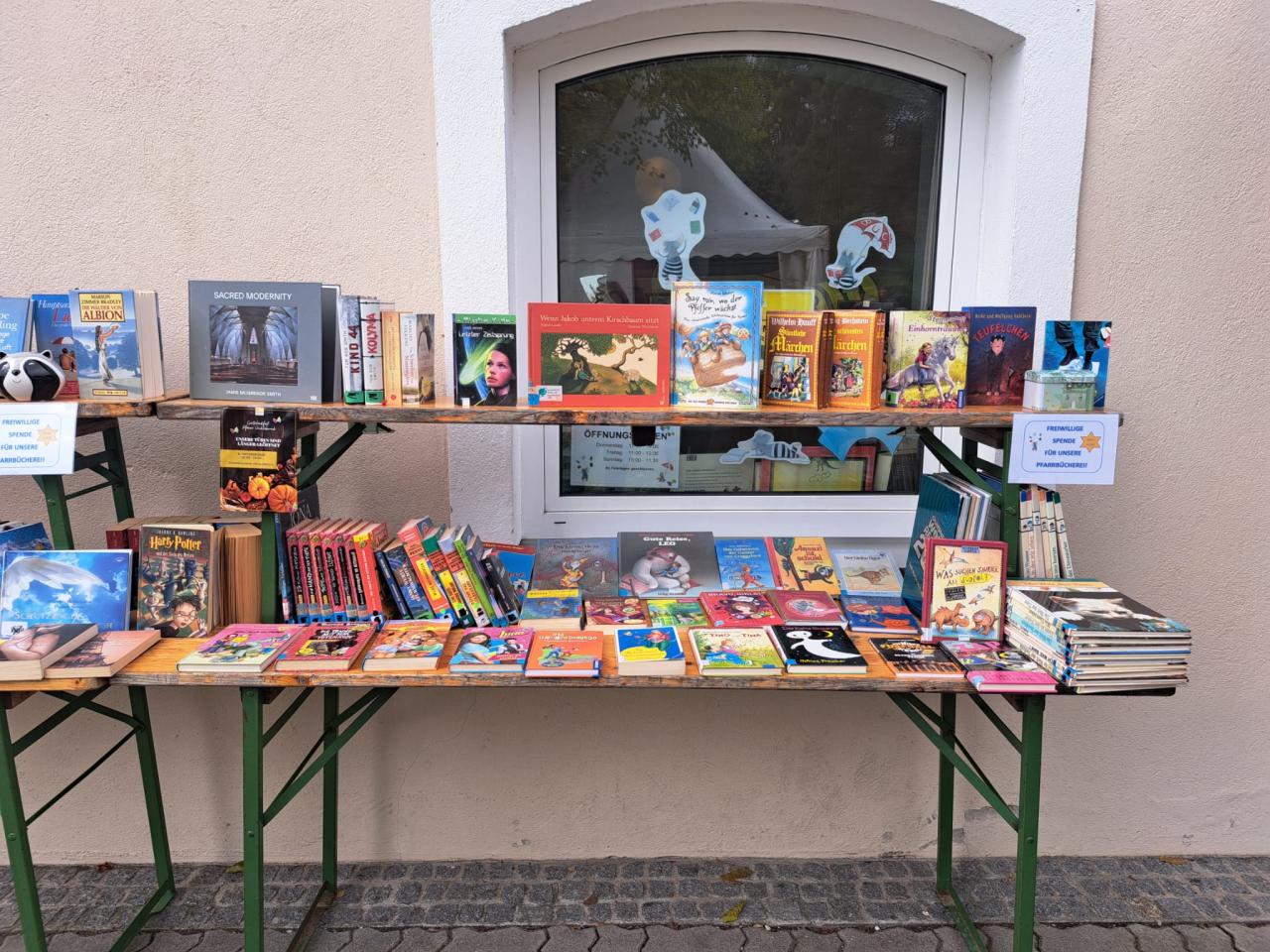Tag der offenen Tür, Erntedankfest, Pfarrbücherei Vöcklabruck, Bibliothek
