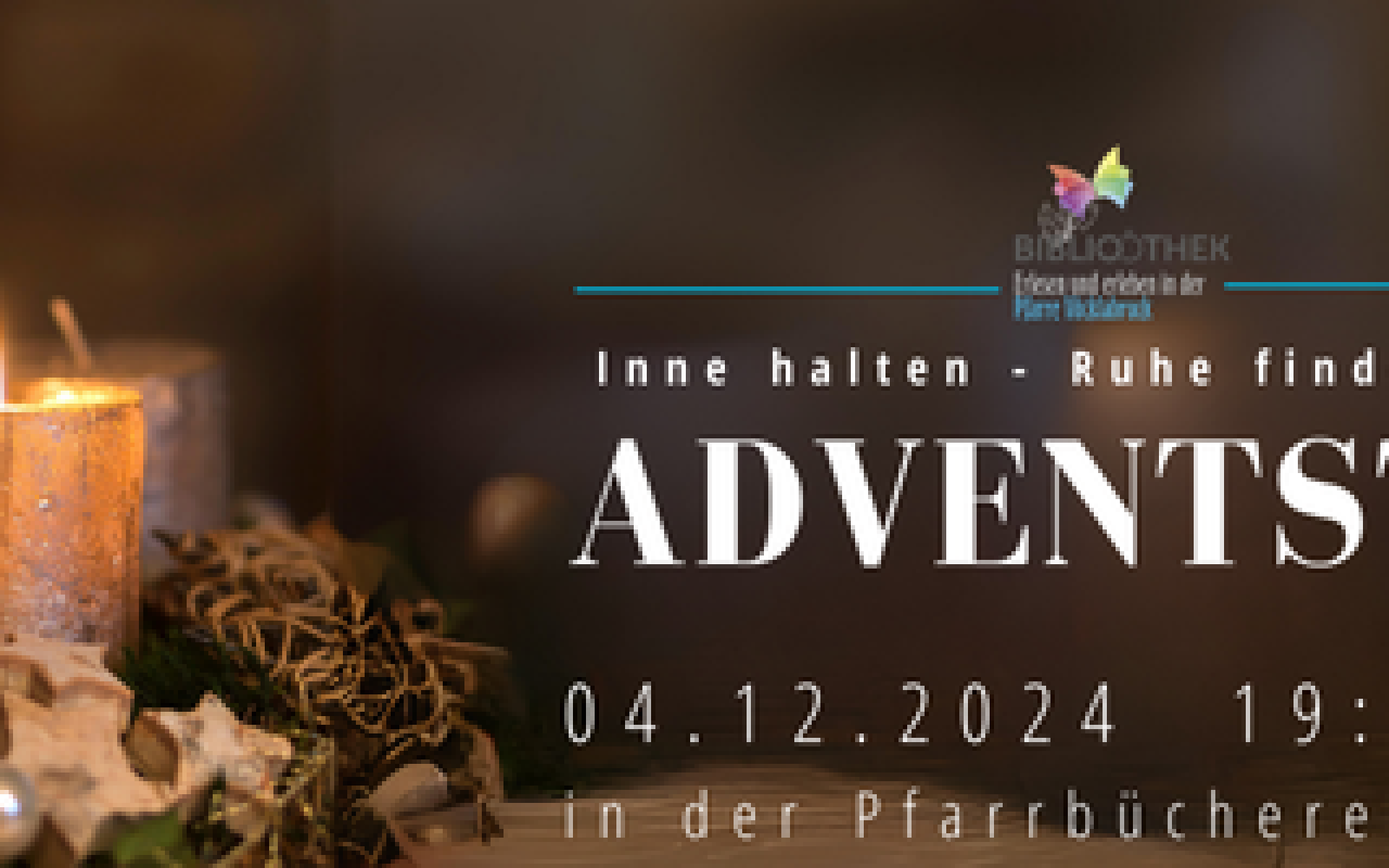 Advent, Adventstunde, Pfarrbücherei Vöcklabruck, Bibliothek Pfarre Vöcklabruck