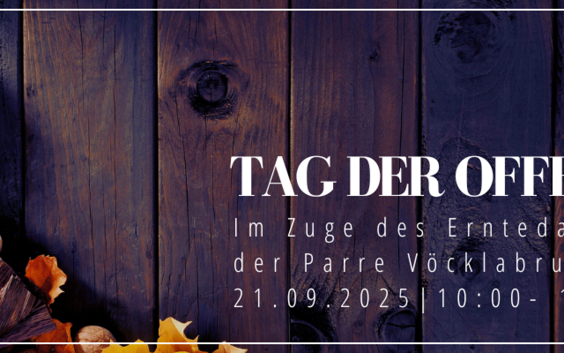 Tag der offenen Tür, Erntedankfest, Pfarrbücherei Vöcklabruck, Bibliothek Pfarre Vöcklabruck