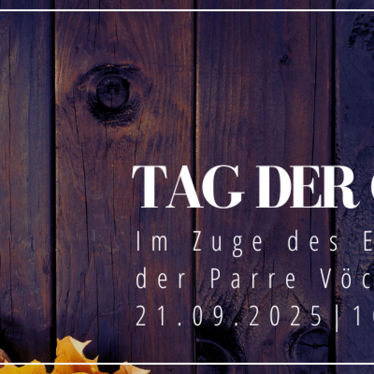 Tag der offenen Tür, Erntedankfest, Pfarrbücherei Vöcklabruck, Bibliothek Pfarre Vöcklabruck