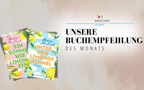 Empfehlung des Monats, Ein Sommer wie Limoneneis, Unter dem Limonenhimmel, Pfarrbücherei Vöcklabruck, Bibliothek Pfarre