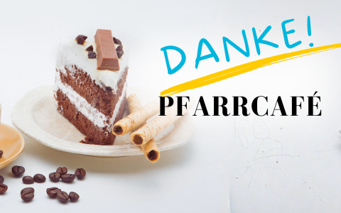 Thumbnail mit DANKE Schriftzug für das Pfarrcafé der Pfarrgemeinde Vöcklabruck von der Pfarrbücherei durchgeführt